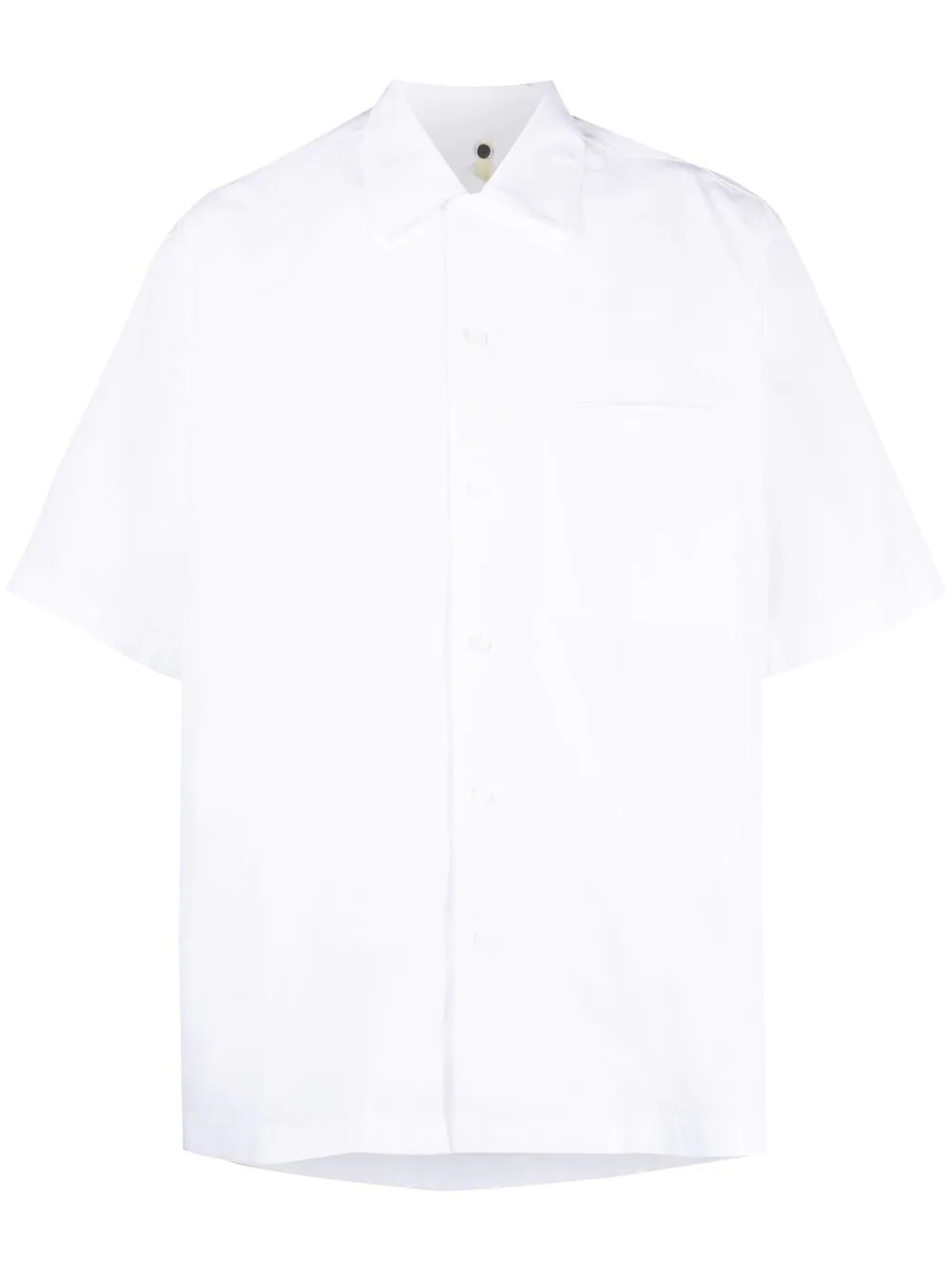 boxy short sleeve cotton shirt - 1