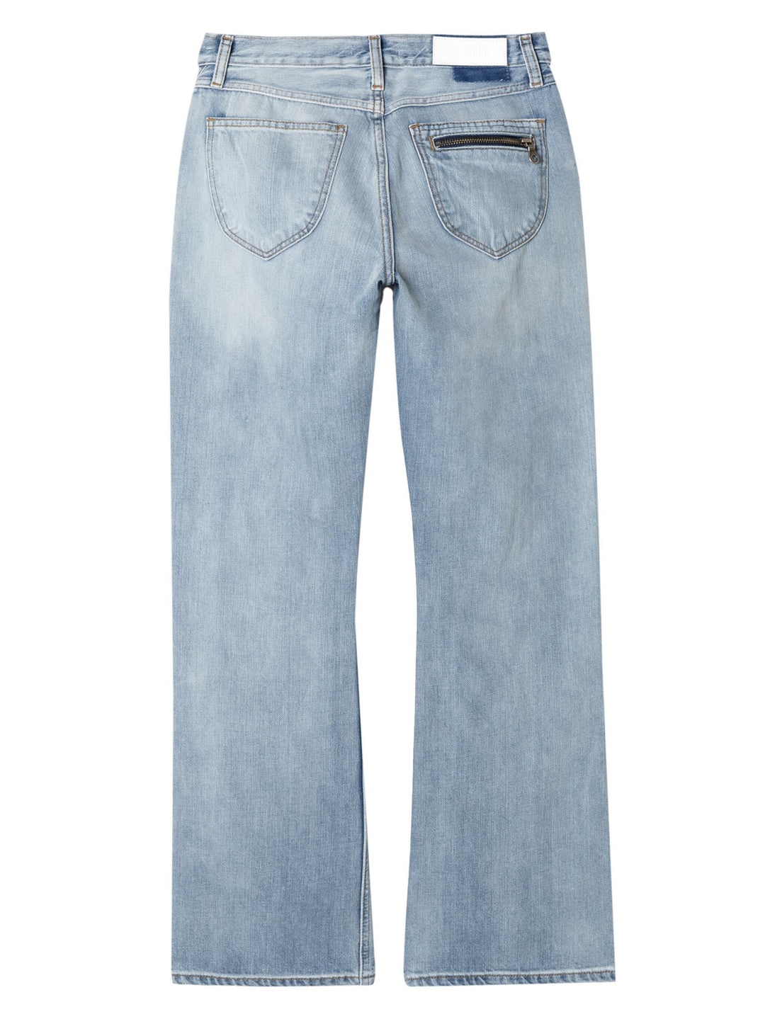 Mid Rise Kick Flare Jeans - 2