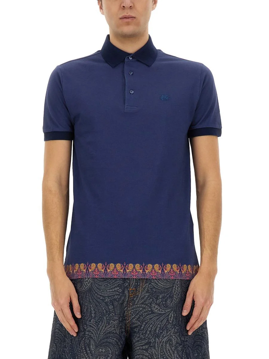 Etro Polo Shirt With Print - 1