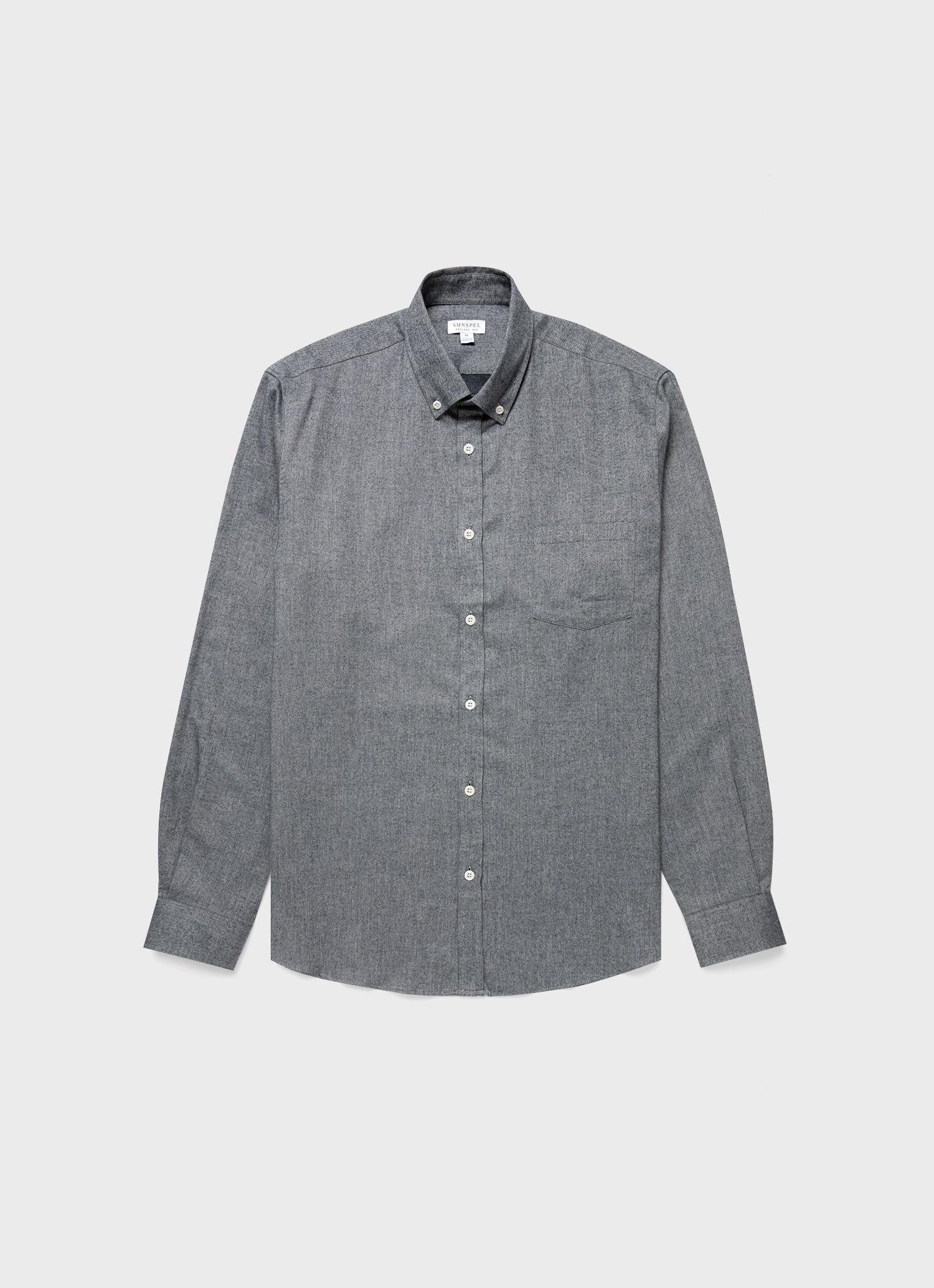 Brushed Cotton Flannel Shirt - 1