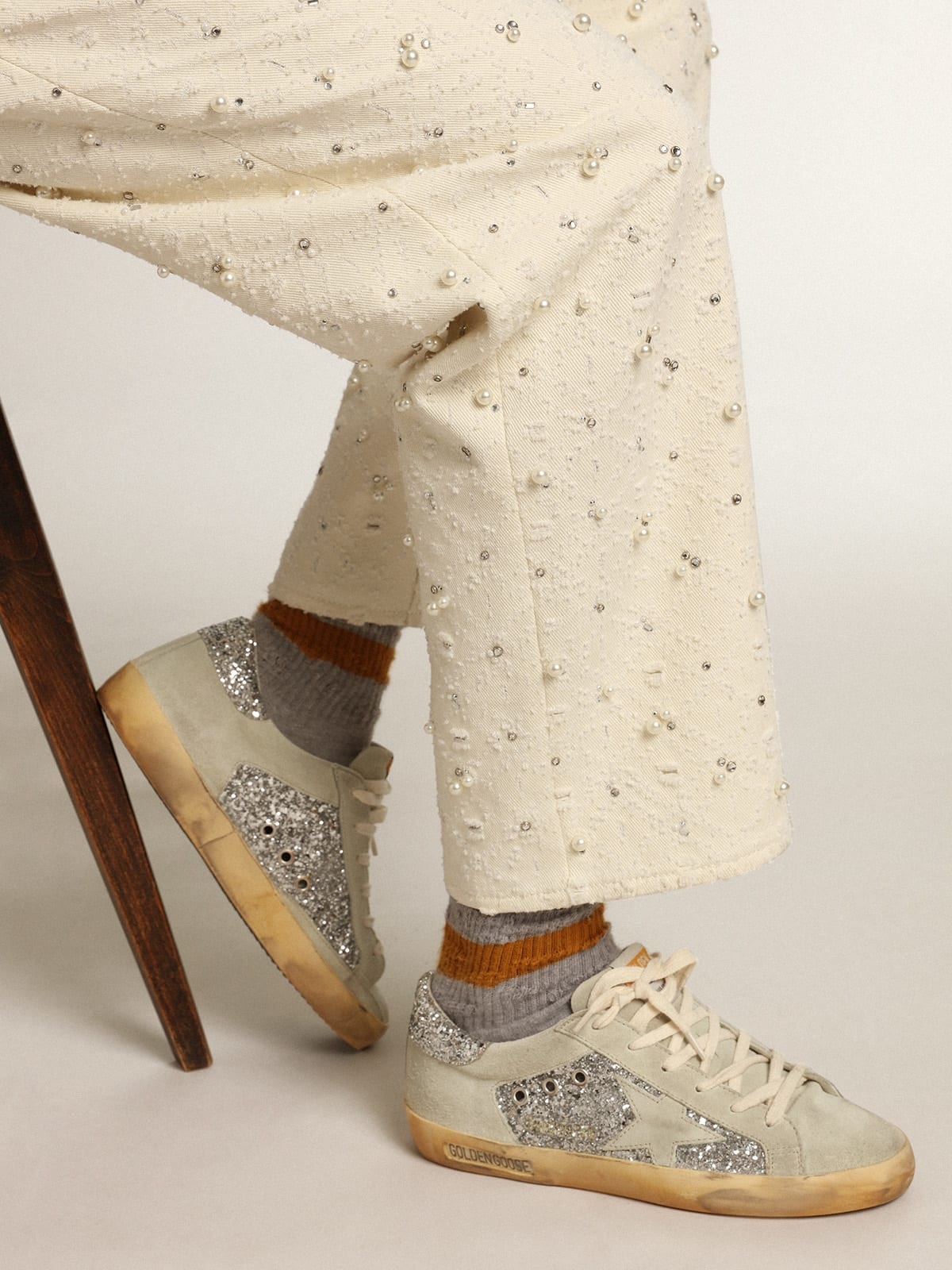 GOLDEN GOOSE ミットスタクリッタスニカ GWF00122F006863 60379 三越伊勢丹 | GOLDEN GOOSE/ゴールデングース_Women通販 | Hi