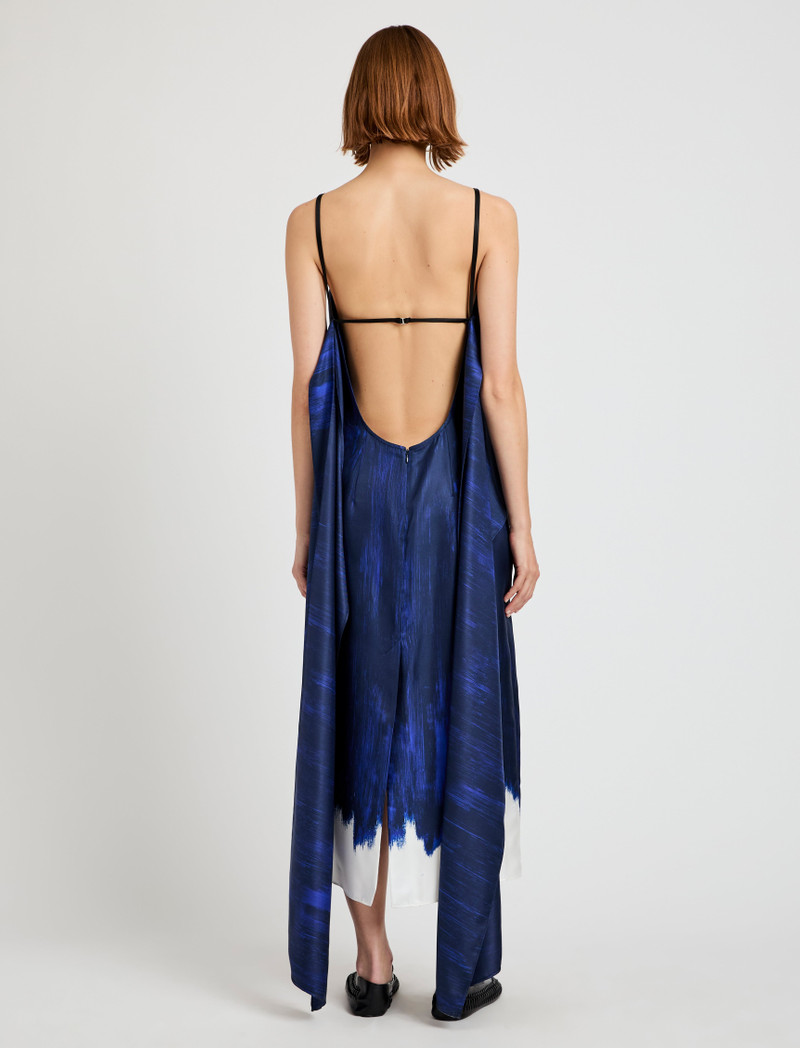 Wilma Dress in Double Printed Silk Twill 4