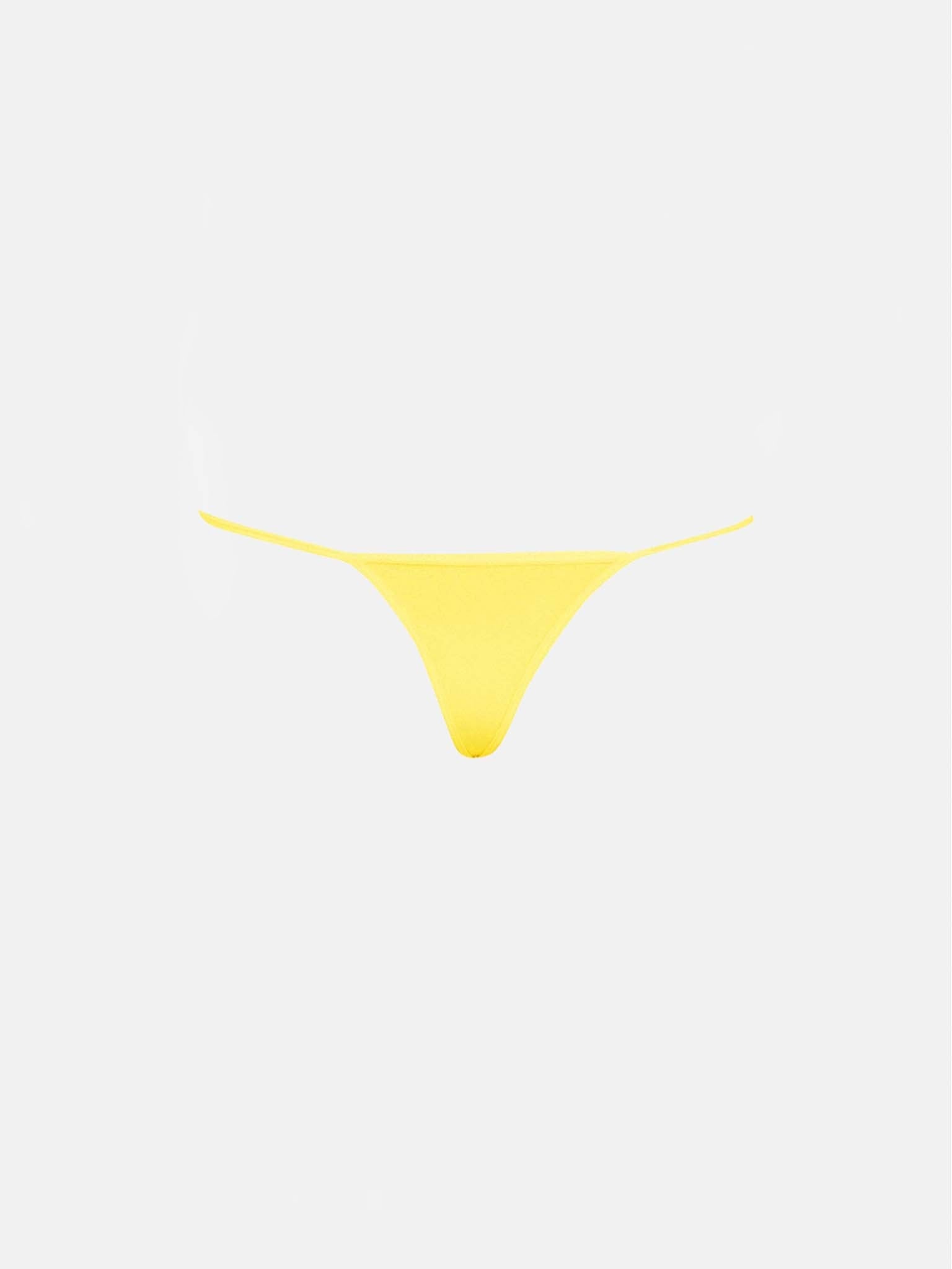 MATCHING G-STRINGS IN SUNSHINE YELLOW (3 FOR £12*) - 1