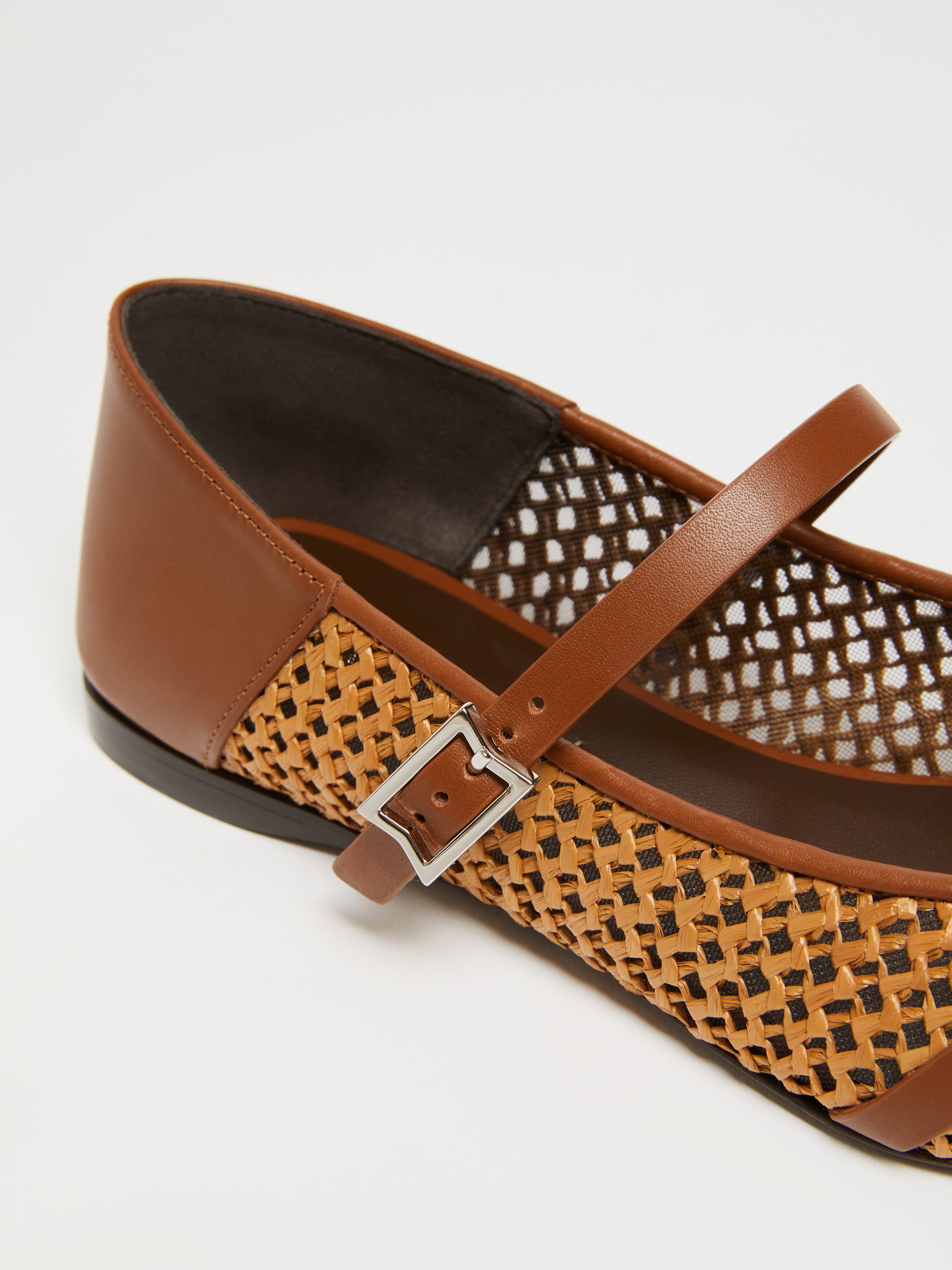 WOVENFLAT Crochet-fabric ballerinas - 5