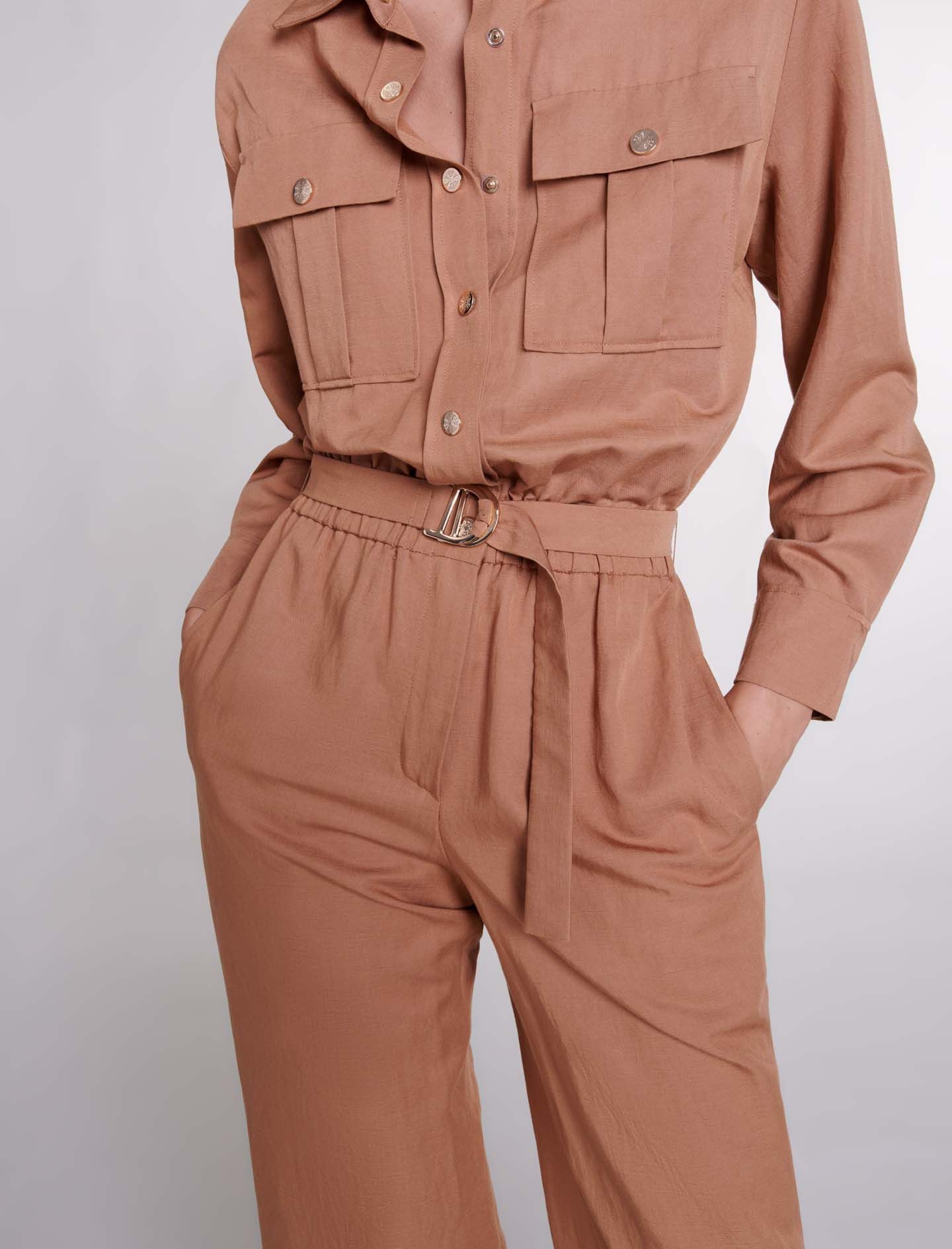 Linen blend trouser suit - 5