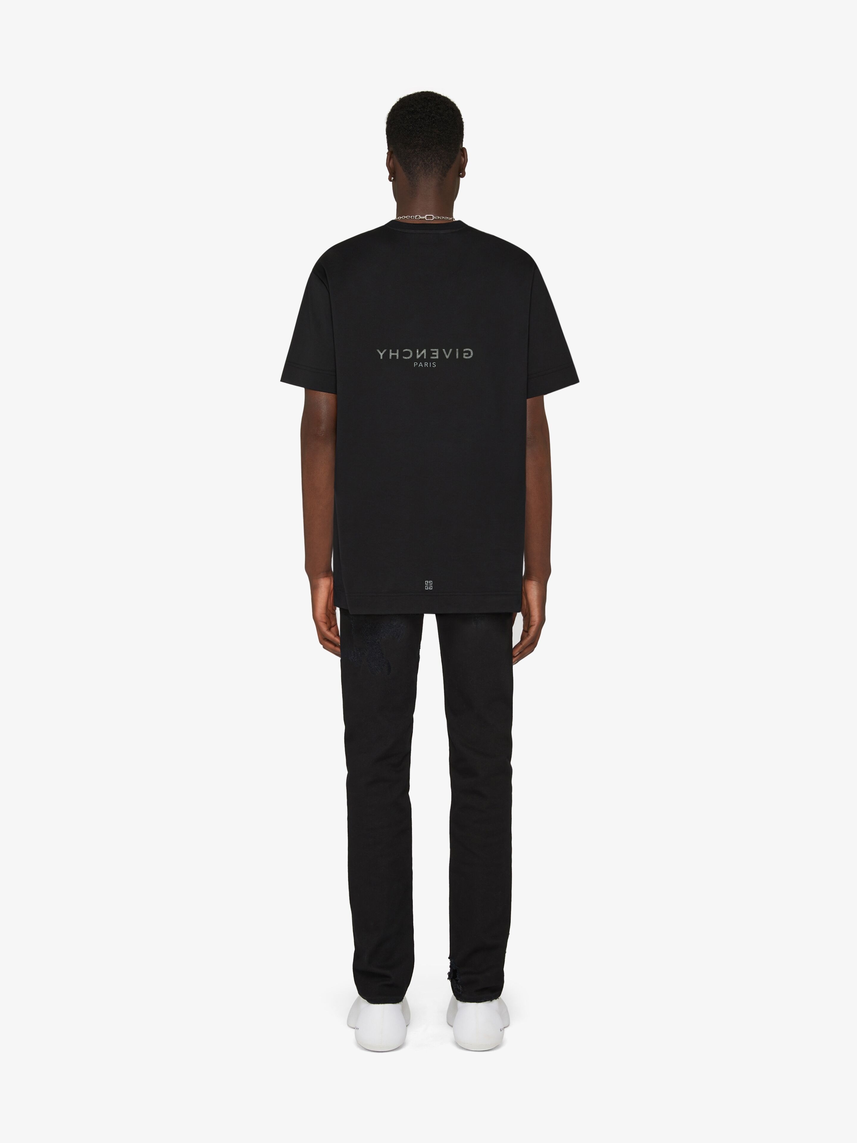GIVENCHY REVERSE OVERSIZED T-SHIRT IN COTTON - 4