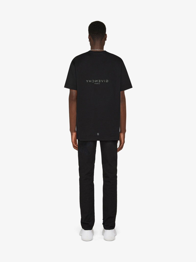 GIVENCHY REVERSE OVERSIZED T-SHIRT IN COTTON 4