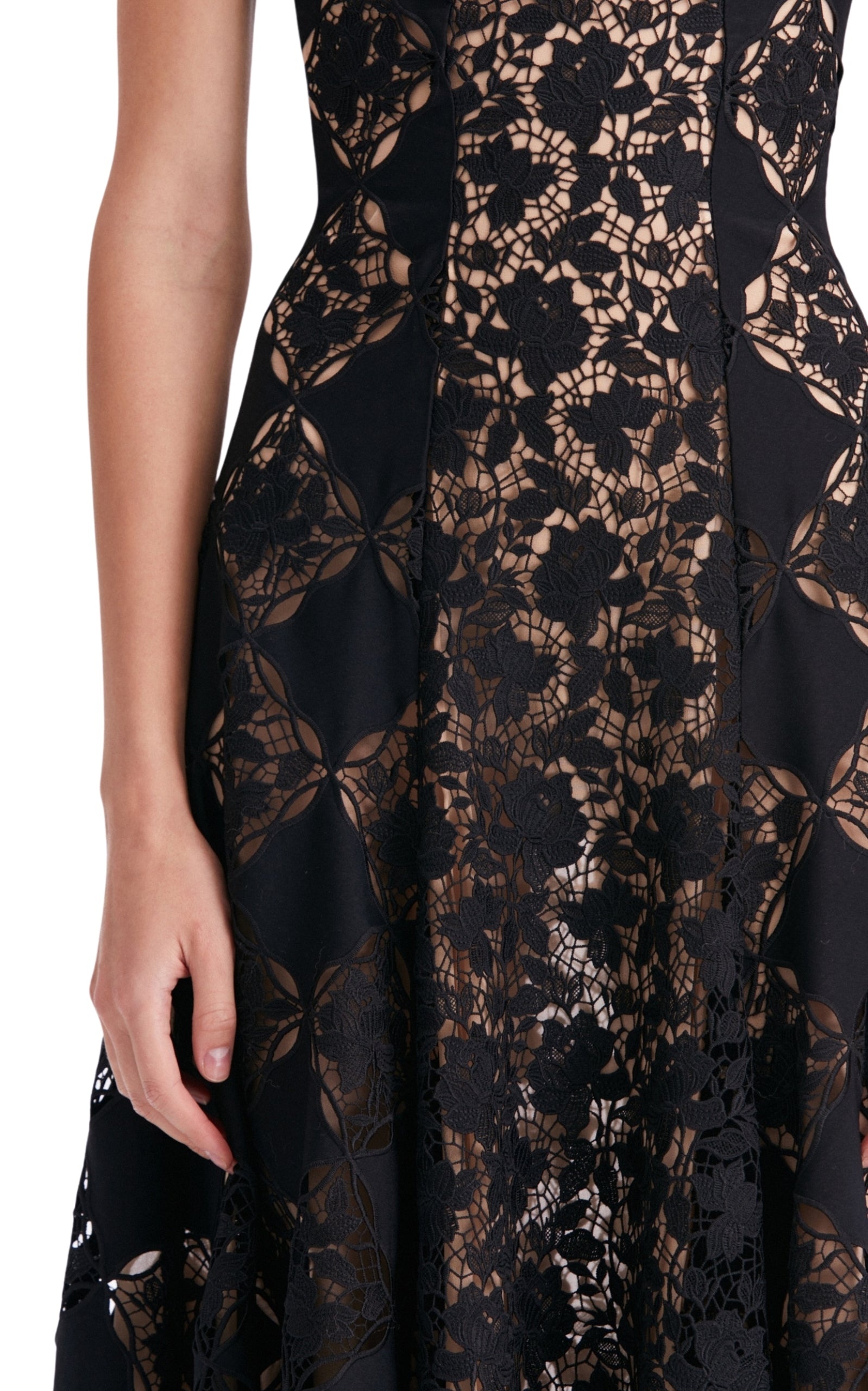 Guipure Lace Midi Dress - 5