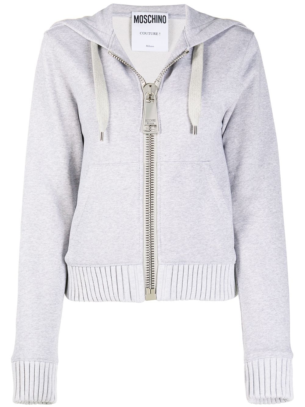 zip-through hoodie - 1