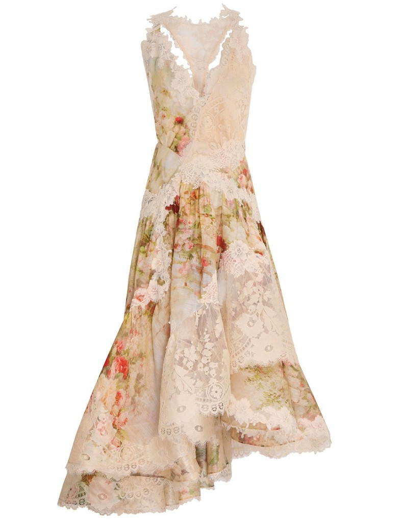 Zimmermann LUMINOSITY SPLICE LACE DRESS - 8452DF231GASC | REVERSIBLE