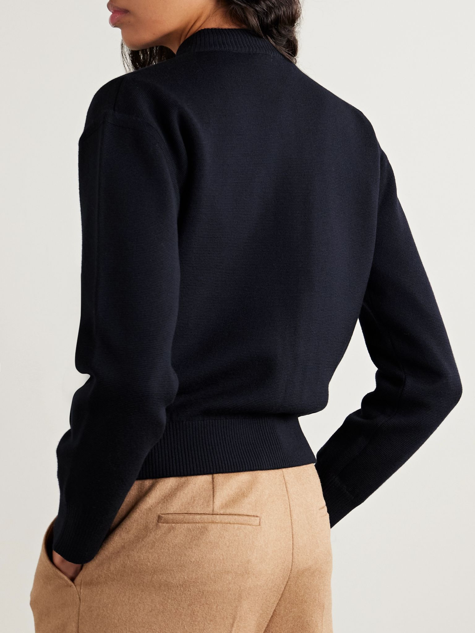 Pelago wool cardigan Navy - 4