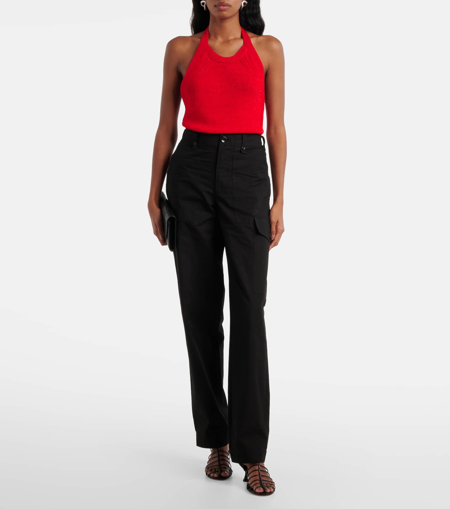 Leona knitted halterneck top - 2