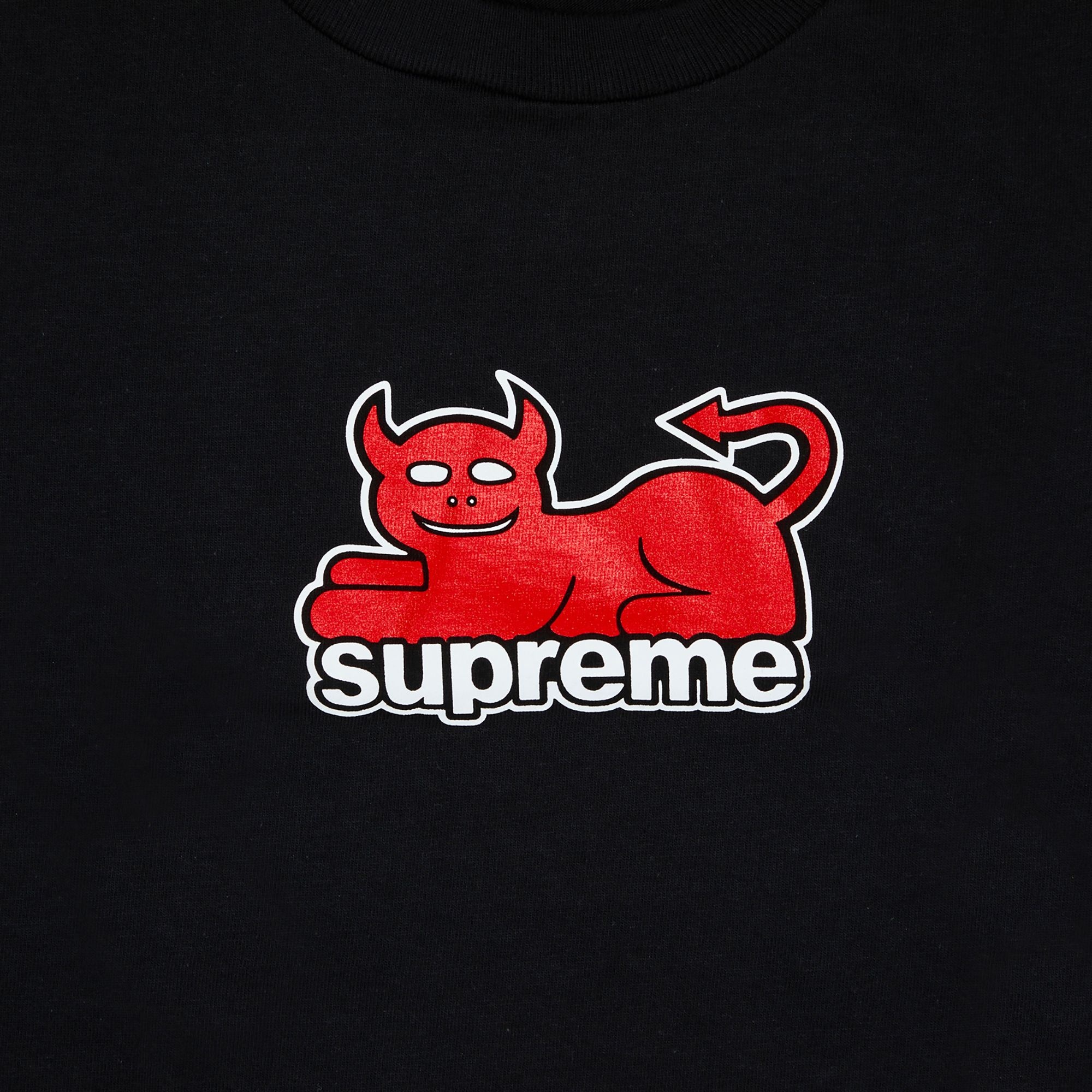 Supreme x Toy Machine Devil Cat Tee 'Black' - 2