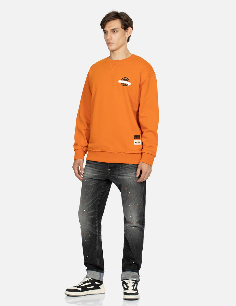 GRAFFITI DAICOCK AND KAMON PRINT RELAX FIT SWEATSHIRT 4