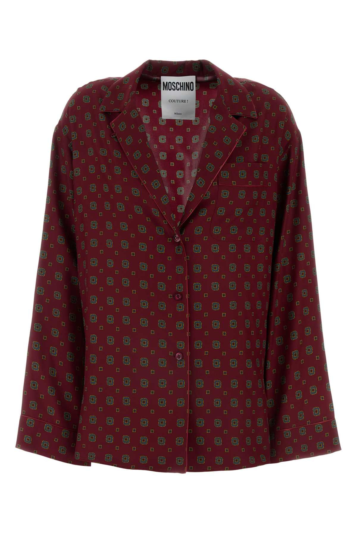 Moschino Women Printed Silk Shirt - 1