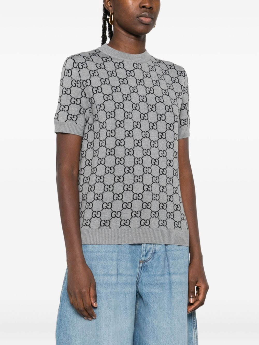 GG-pattern short-sleeve t-shirt - 3