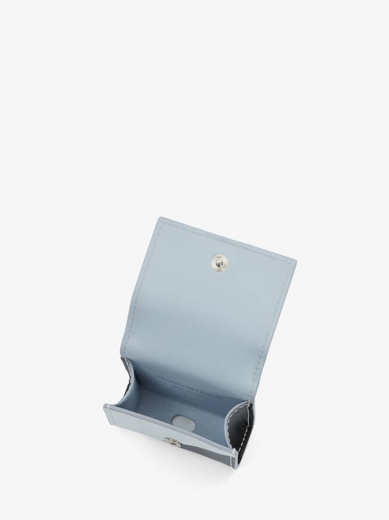 Men's Brushstroke Airpods Case With Strap in Black/white 4