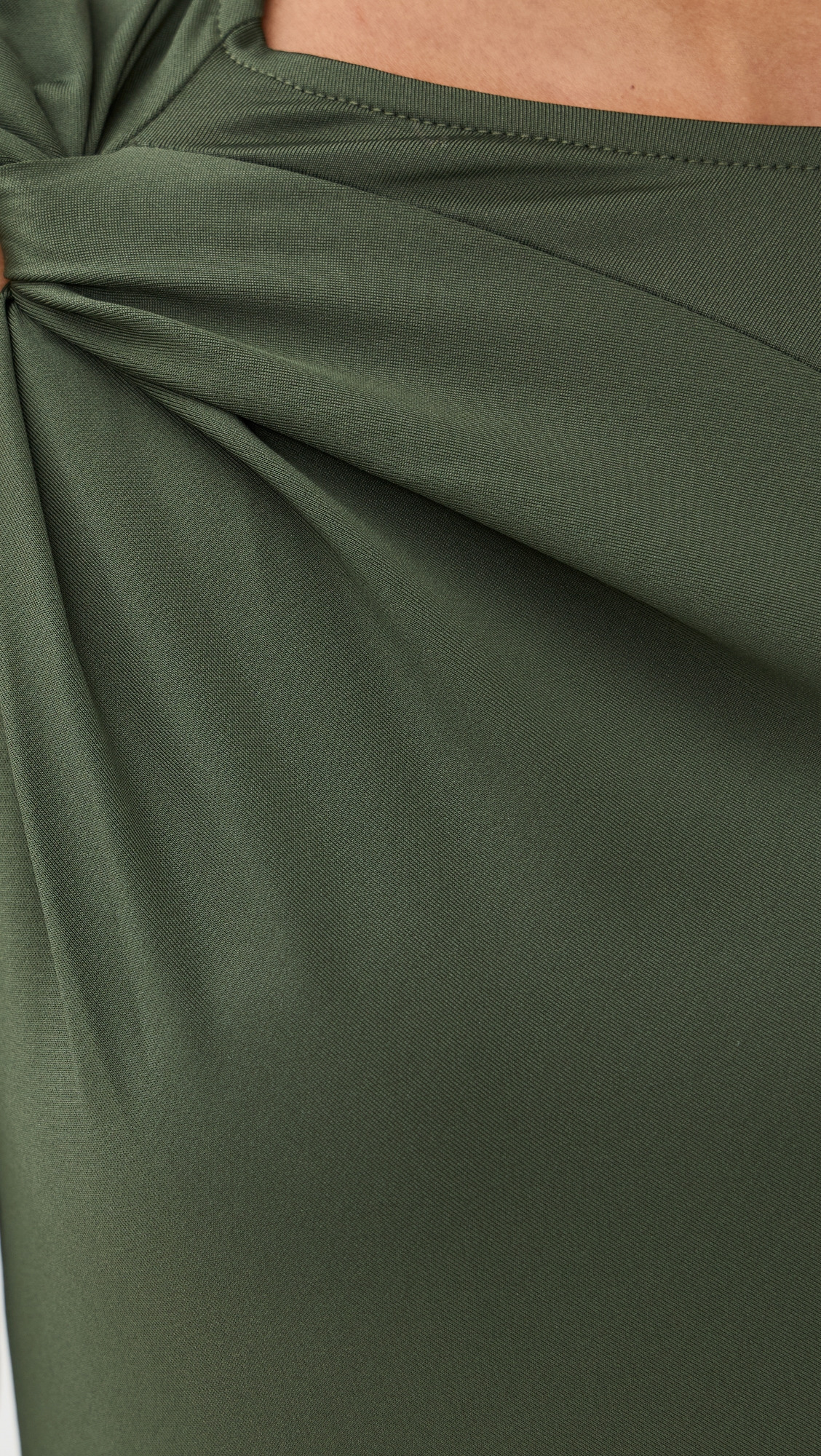Twist Armhole Detail Midi Dress - 5