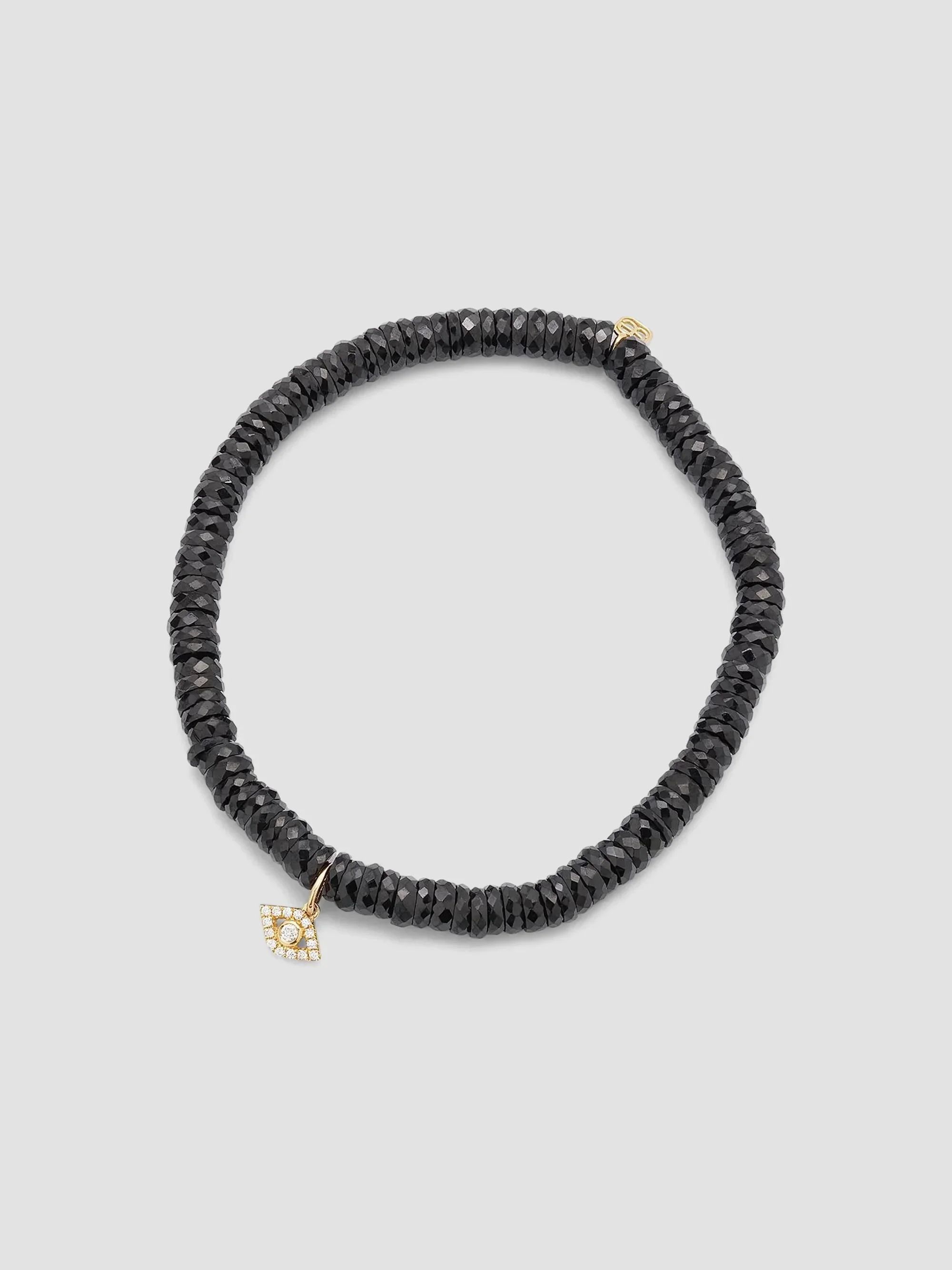 Women's 14K Yellow Gold, 0.06 TCW Diamond & Spinel Beaded Bracelet - Gold - 1