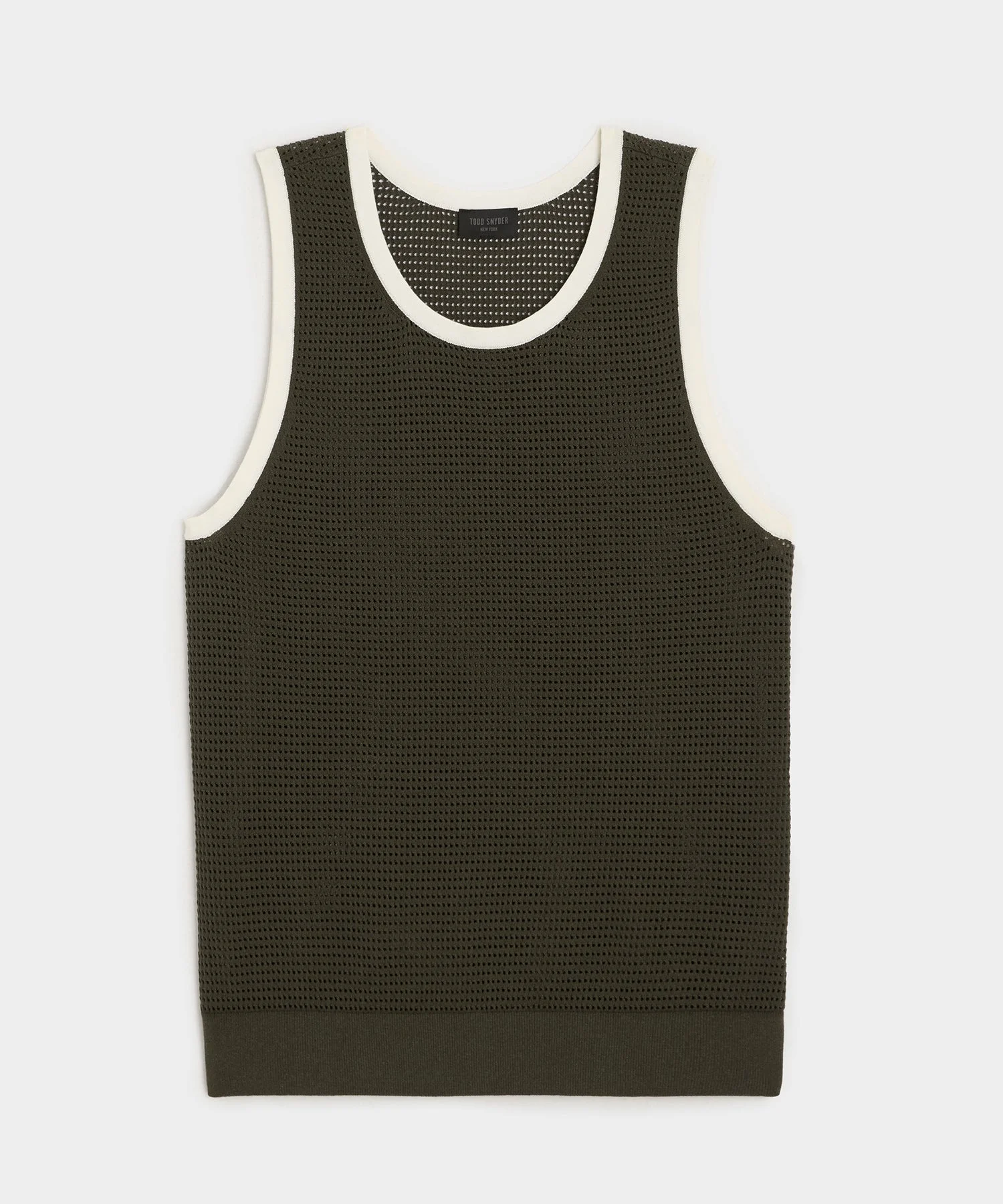 Tipped Luxe Mesh Tank - 1