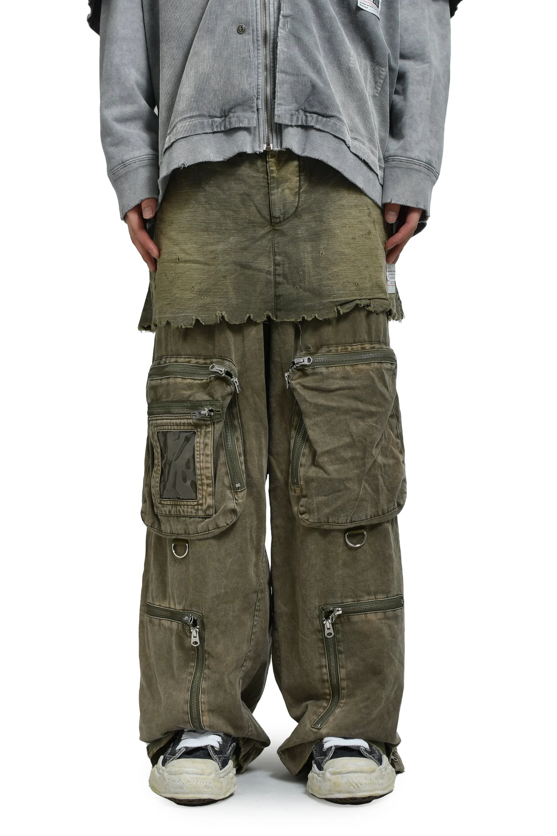 WAIST LAYERD FLIGHT PANTS / KHA - 1