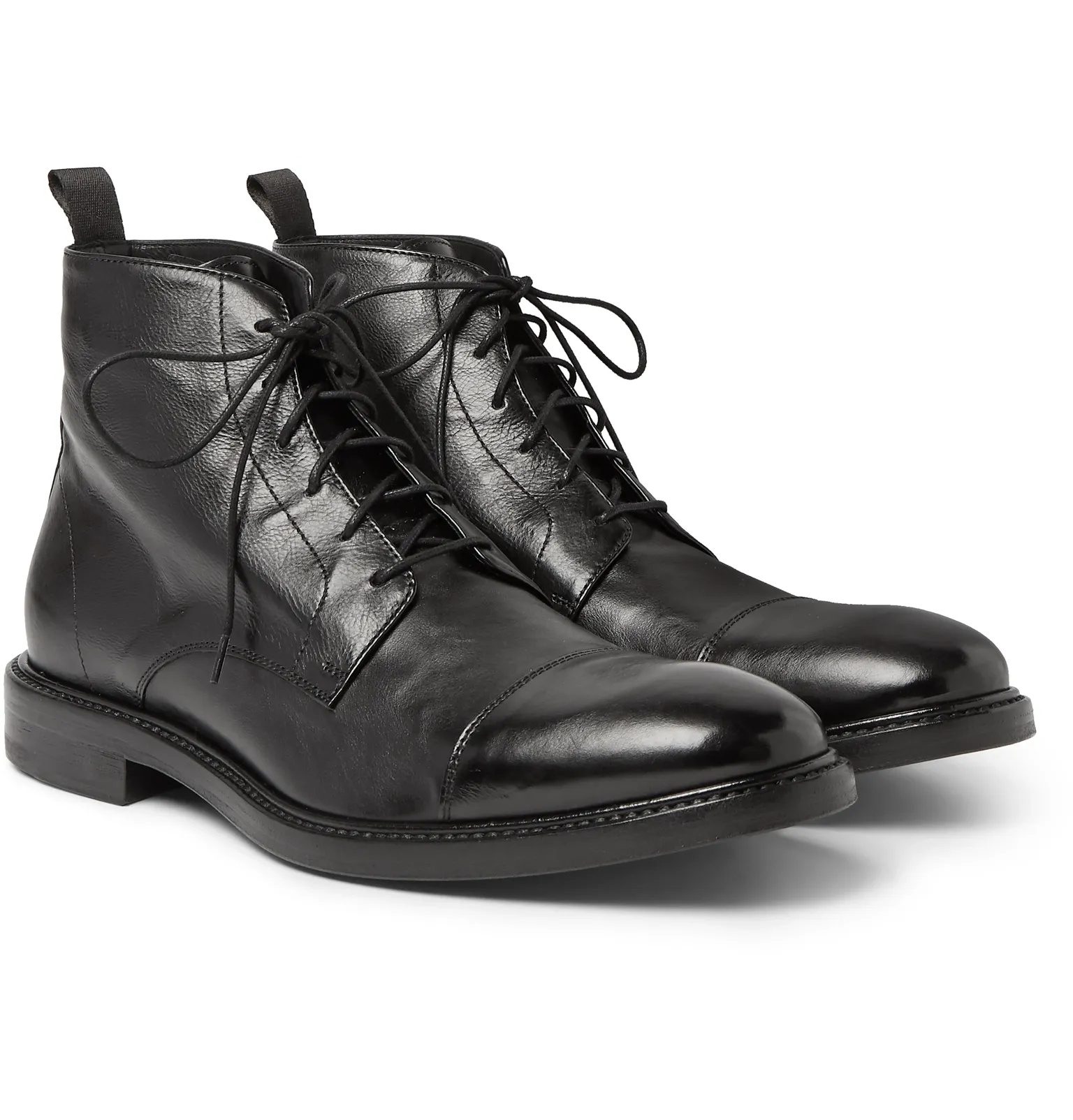 Jarman Cap-Toe Leather Boots - 2