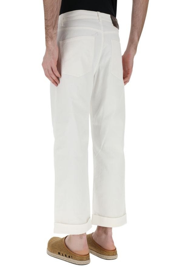 White stretch denim jeans - 5