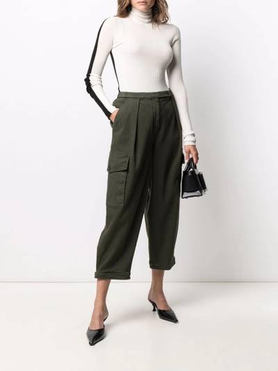 Aspesi high-rise cropped trousers outlook