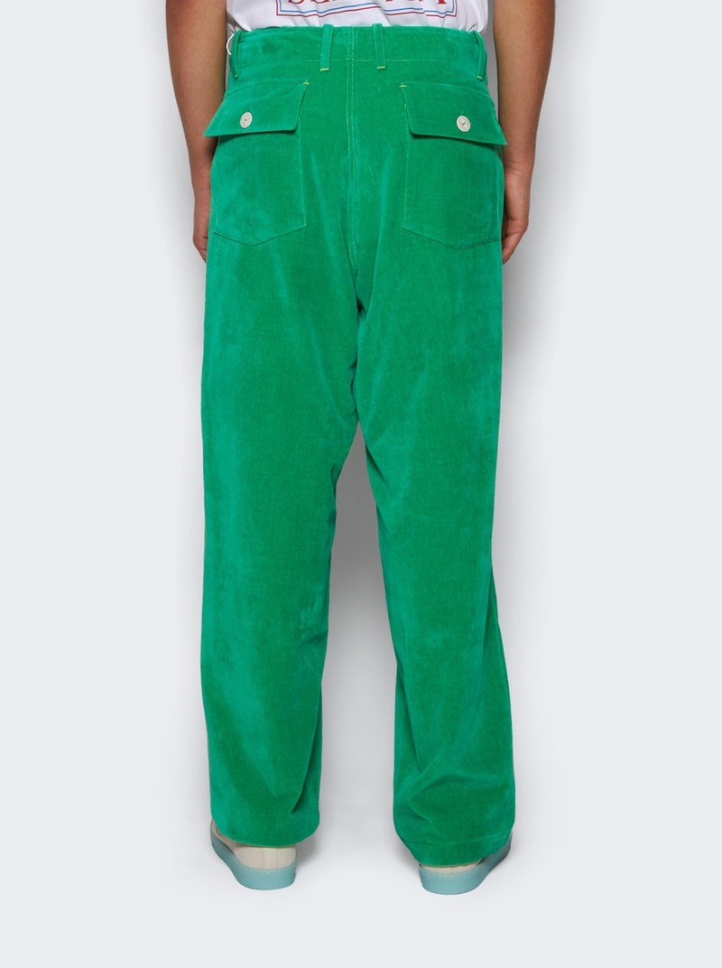 Cotton Velvet Work Pant Jade Green 5