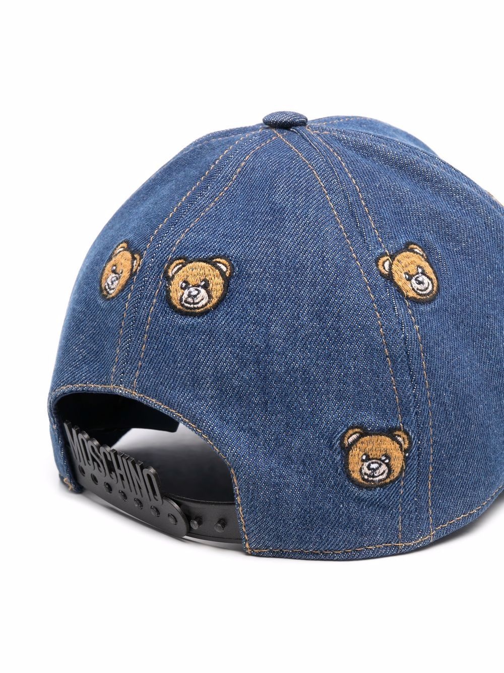 teddy-embroidered cap - 2