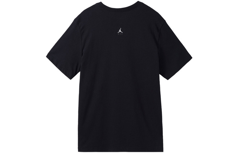 Jordan Air Jordan Alphabet Round Neck Short Sleeve T-Shirt Men's Black DQ7367-010 outlook