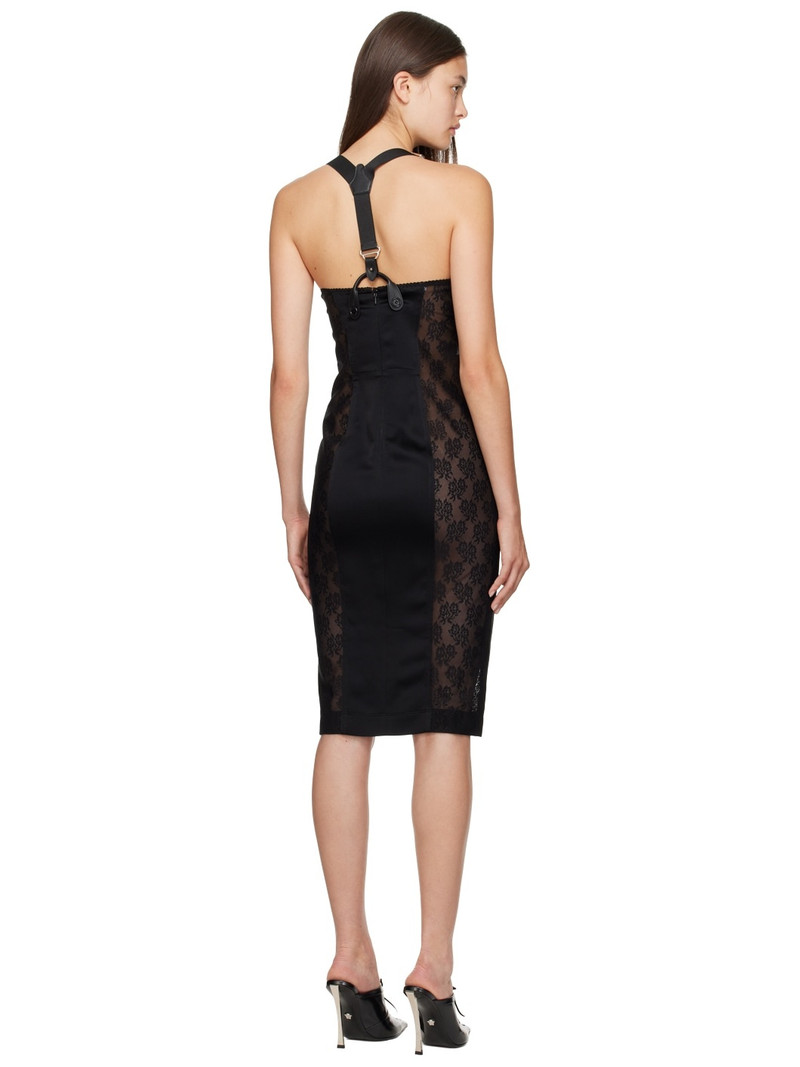 Black Floral Midi Dress 3