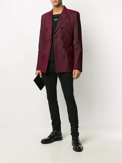 Ann Demeulemeester double-breasted blazer outlook