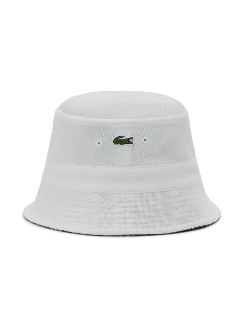 logo-jacquard denim bucket hat - 4