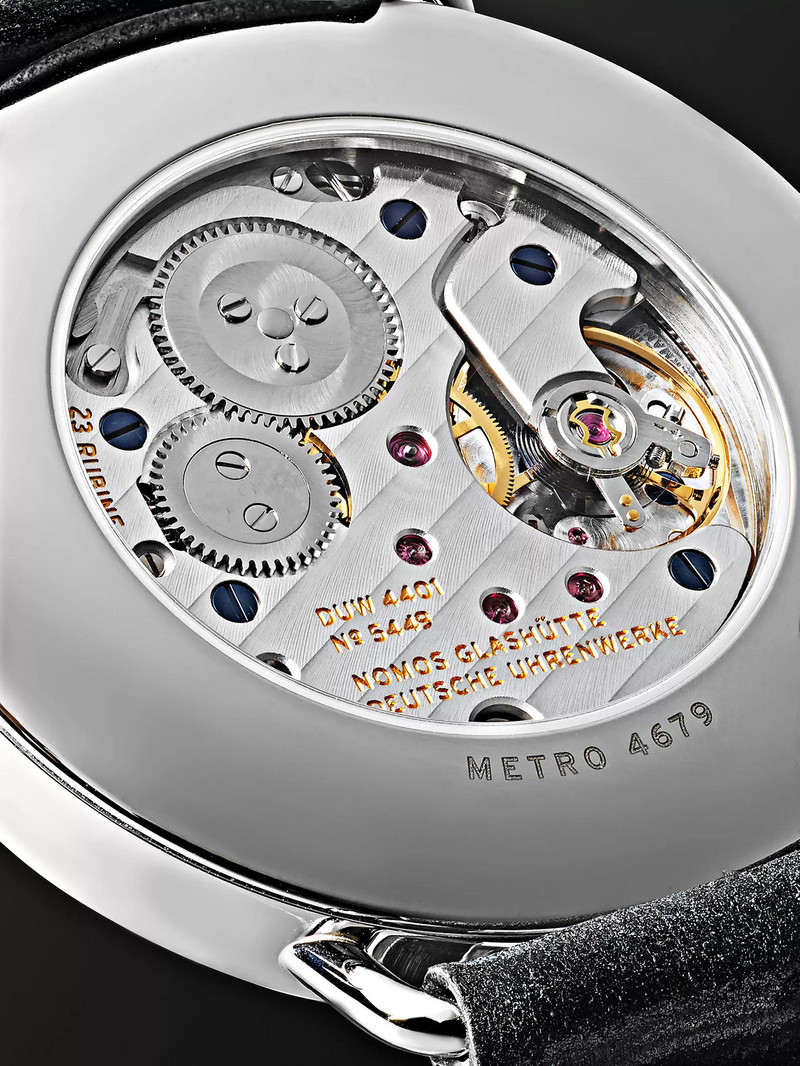 Metro Datum Gangreserve Stainless Steel Watch, Ref. 1101 3