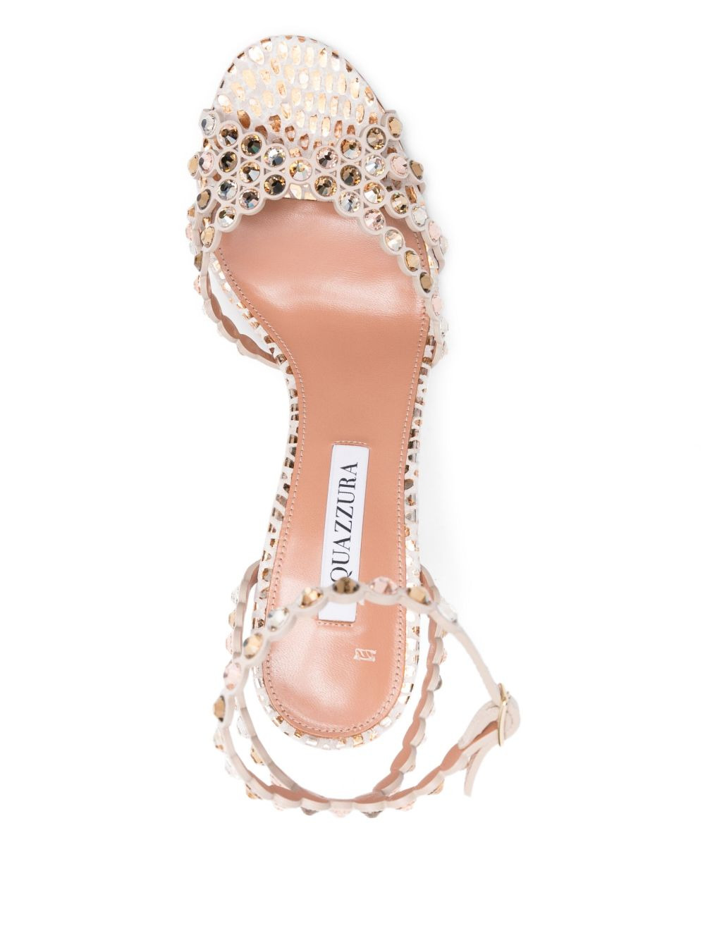 90mm Tequila embellished scalloped-edge sandals - 4