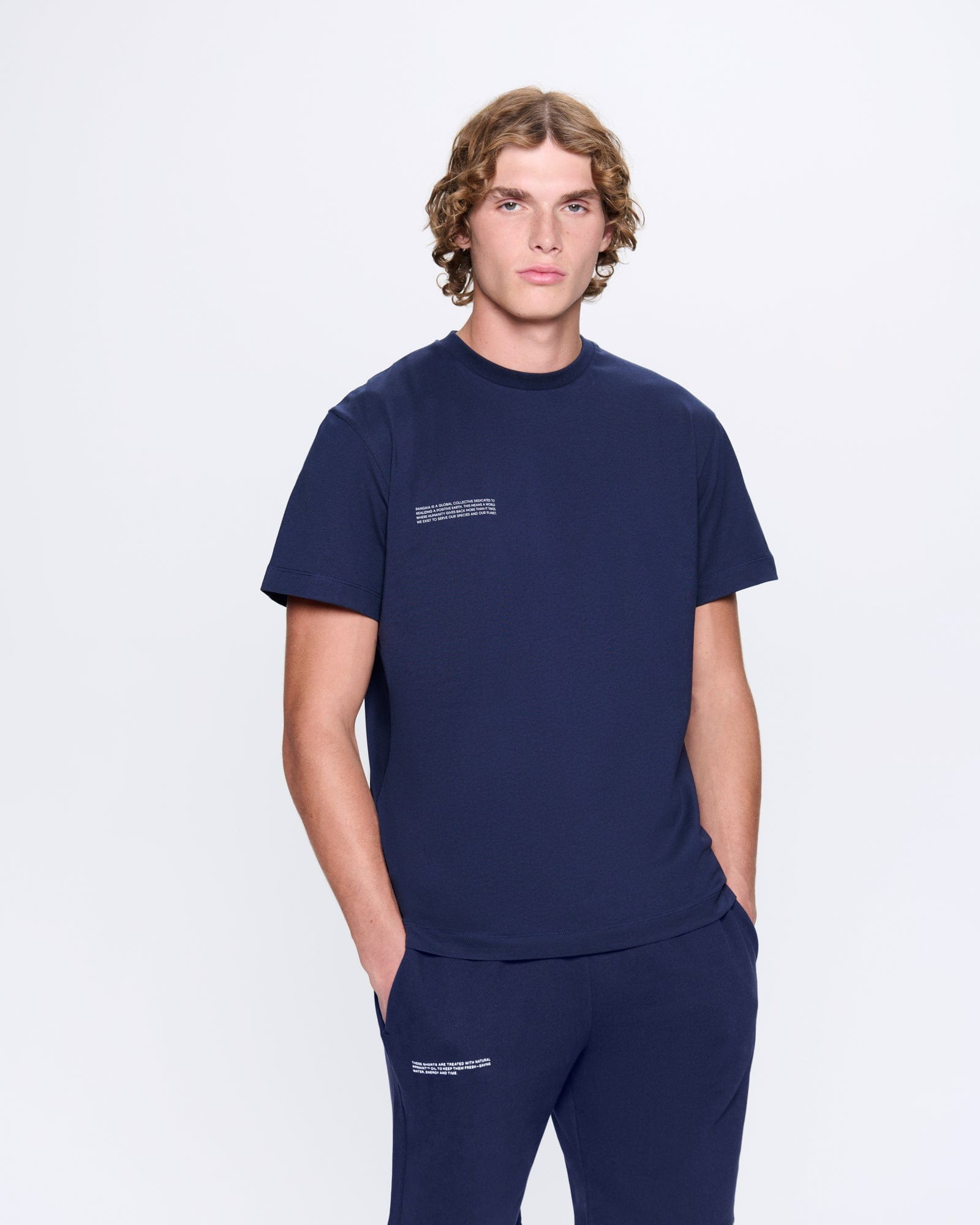 Mens 365 Midweight T-shirt - Navy Blue - 2