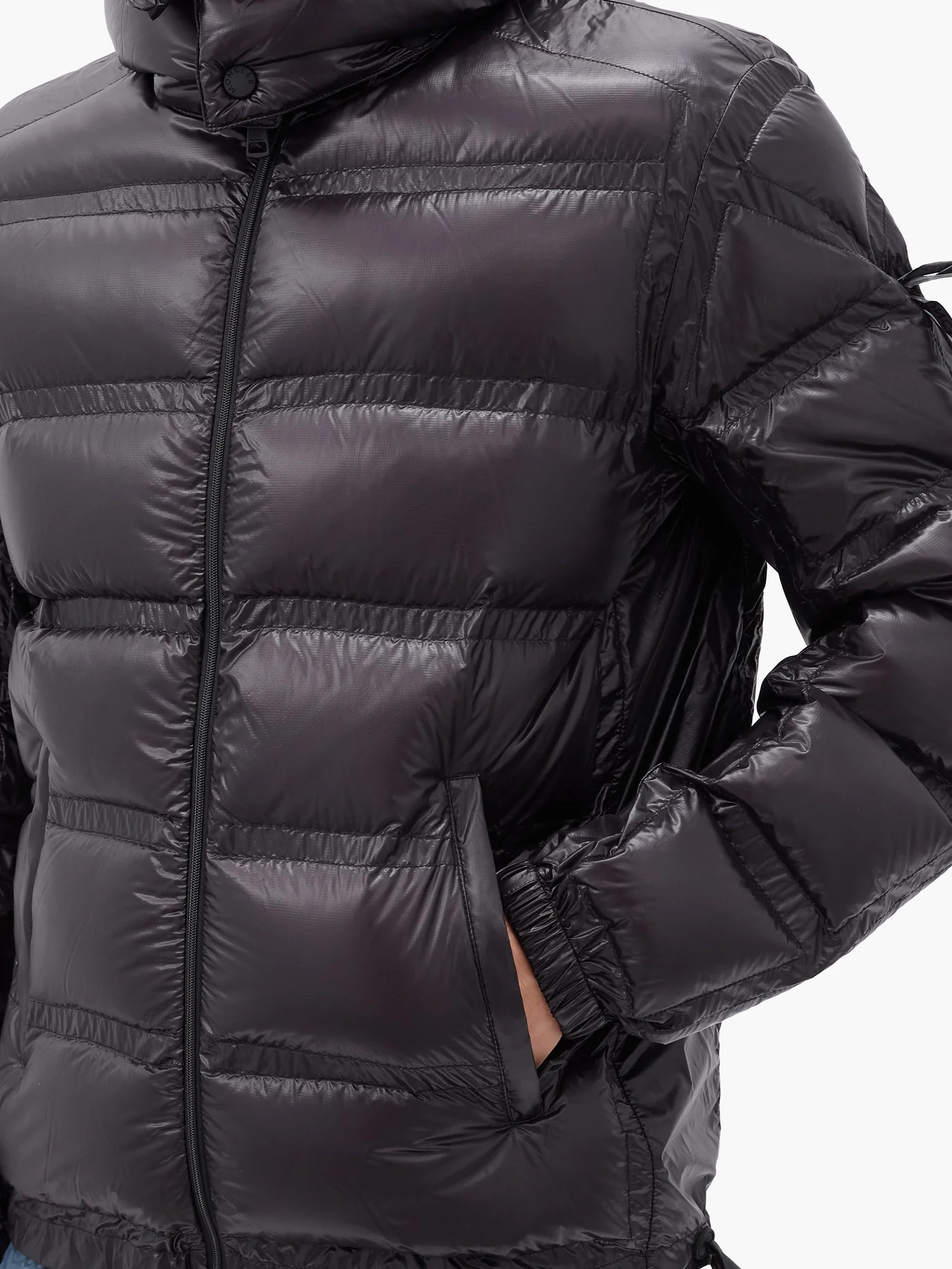 Lantz quilted down hooded jacket - 4