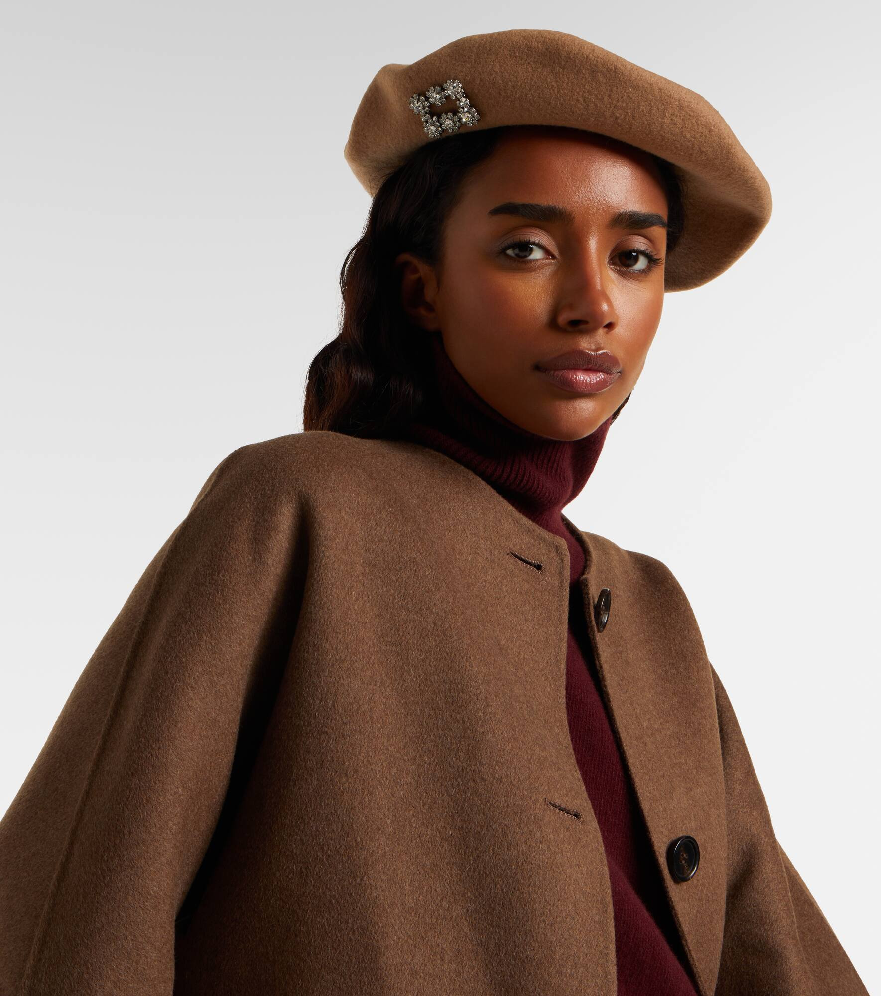 Embellished wool beret - 2