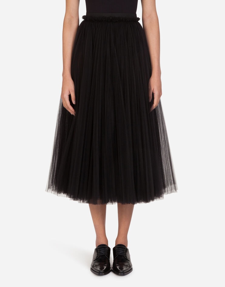 Tulle longuette skirt - 1