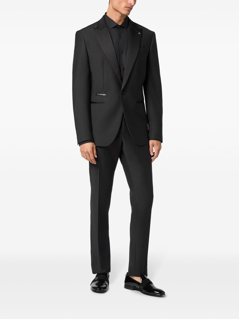 PHILIPP PLEIN skull-print blazer outlook