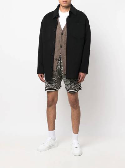 AMIRI bandana-print shorts outlook