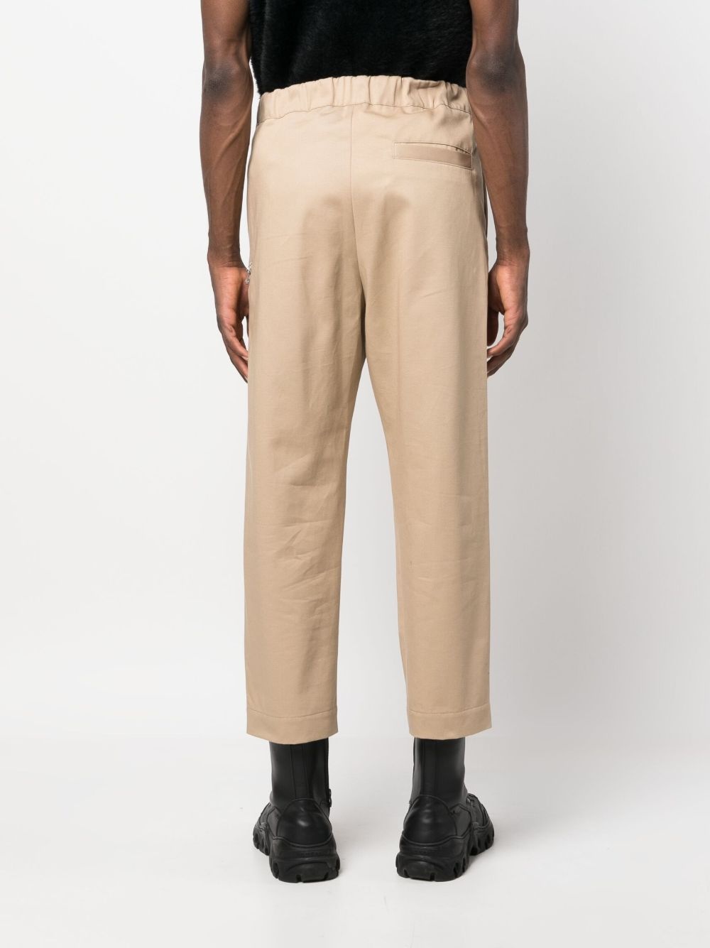 side buckle-fastening trousers - 4