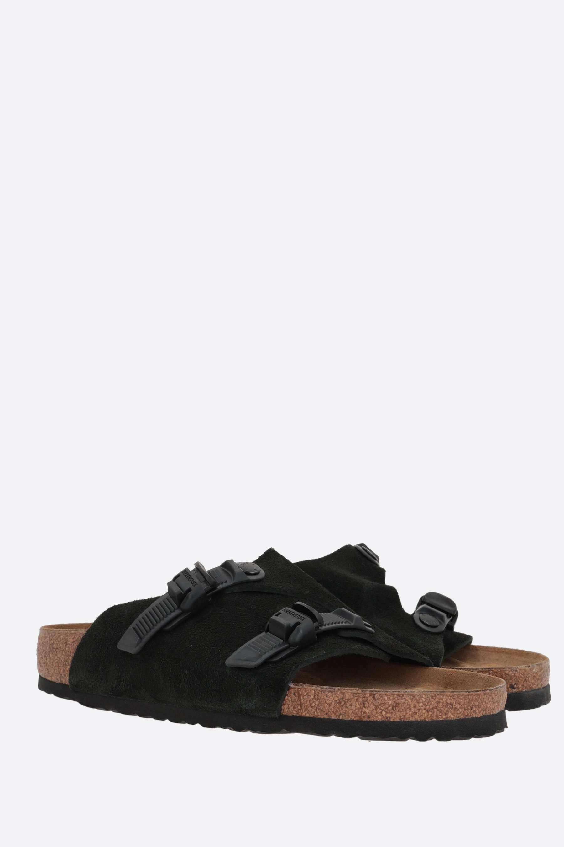 ZÜRICH TECH SUEDE FLAT SANDALS (NARROW FIT) - 2