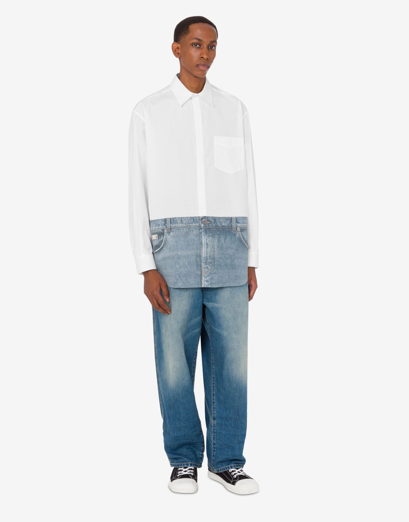 PRINTED COTTON POPLIN SHIRT 1