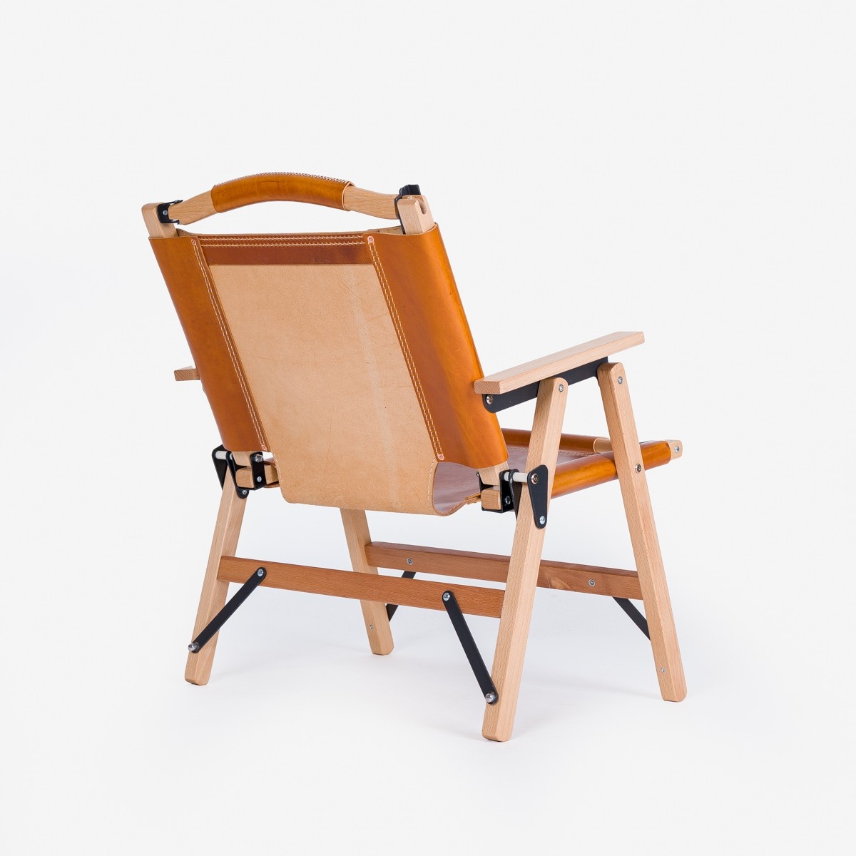 OGL-OD-WD-CHAIR-TAN Obbi Good Label 'Only Good Life' Outdoor Folding Camp Chair - Tan - 3