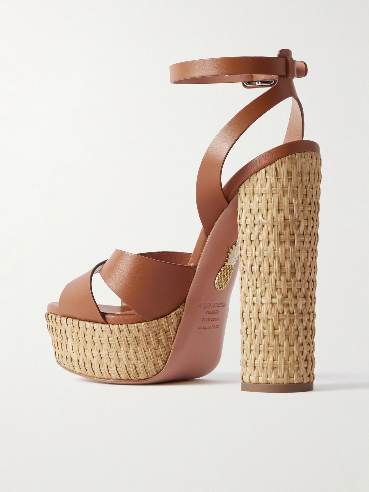 Sunseeker Plateau 140 Leather Platform Sandals - 3