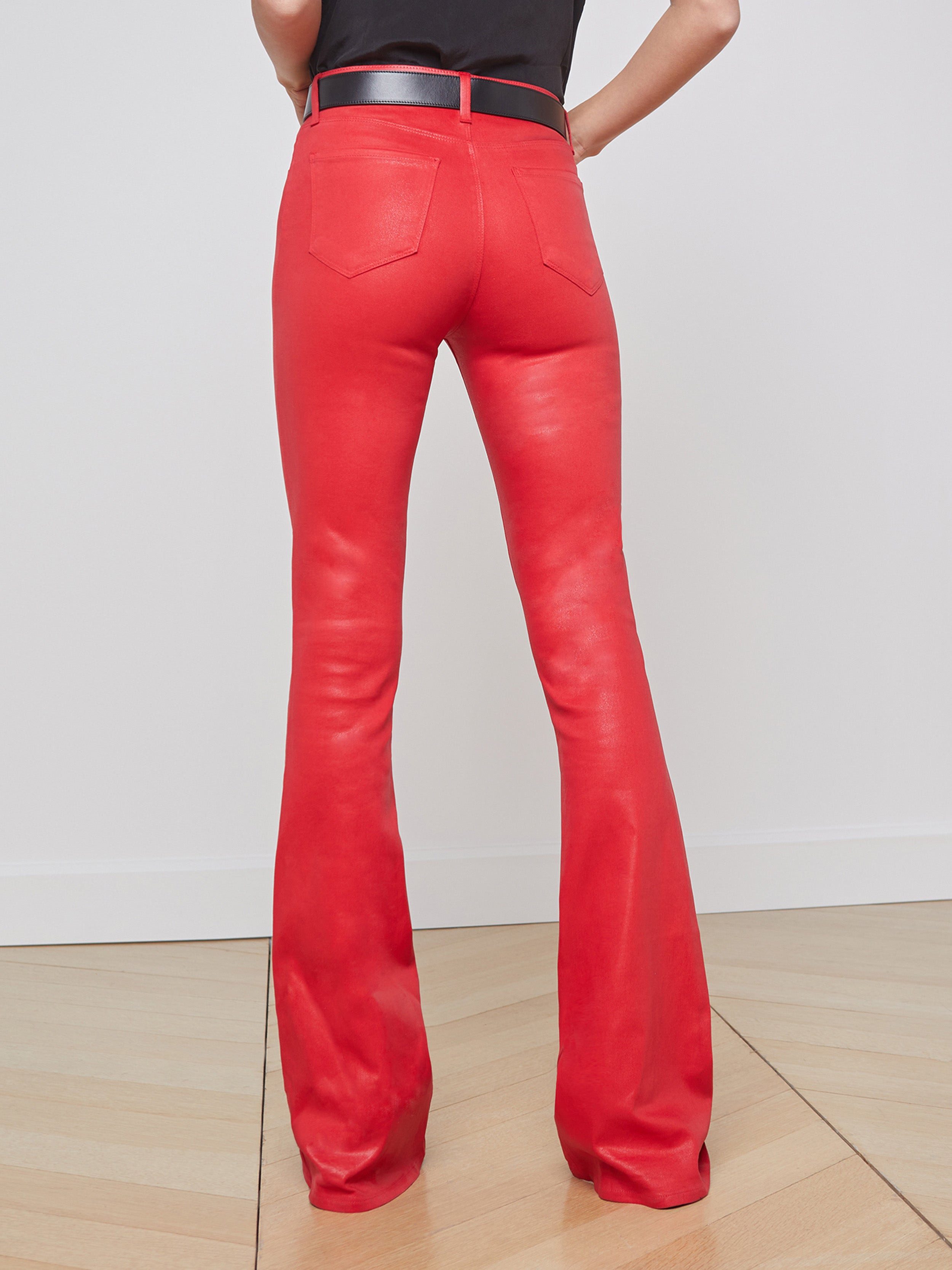 Marty Coated Flare Jean - 5