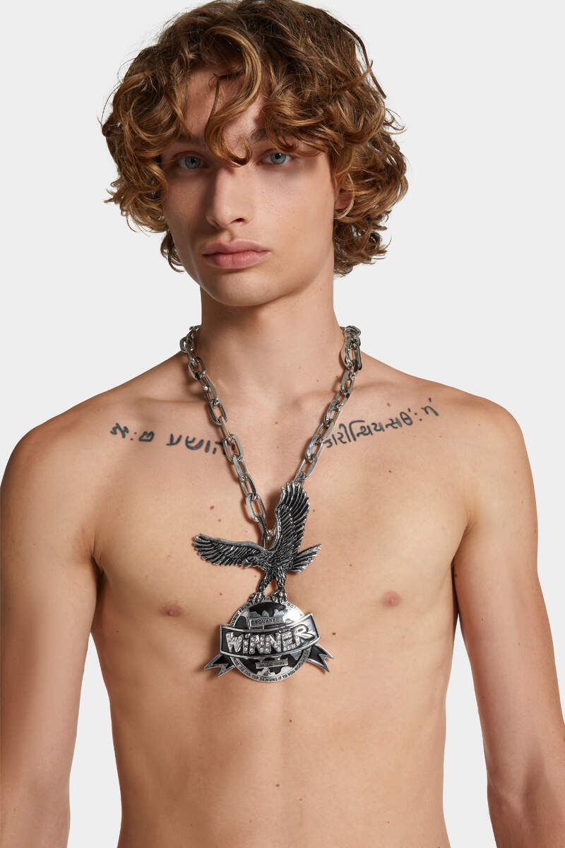 CHAIN ME EAGLE PENDANT NECKLACE - 5