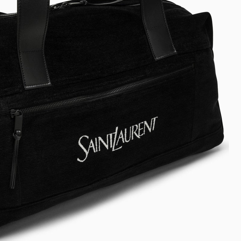 Saint Laurent Black Duffle Bag With Logo Men - 4